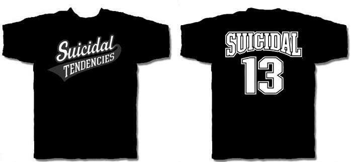 suicidal tendencies button up shirt