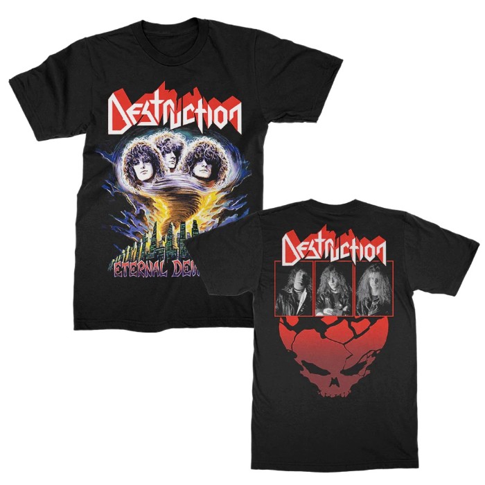 DESTRUCTION cd cvr ETERNAL DEVASTATION Official SHIRT LRG
