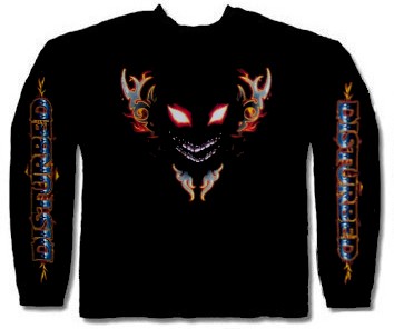 DISTURBED cd lgo EYES LOGO Official L/Slv SHIRT LAST XL new  