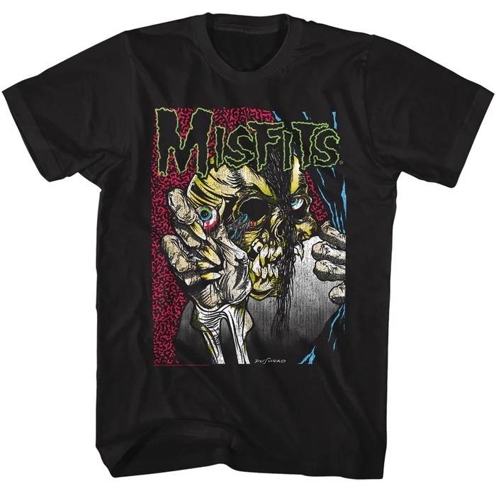 MISFITS cd lgo PUSHEAD EVIL EYE Official SHIRT LRG New danzig die 