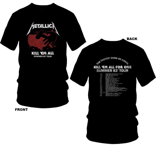 【希少】LLICA KILL 'EM ALL バンT 1983年 1983 Metallica Raven 