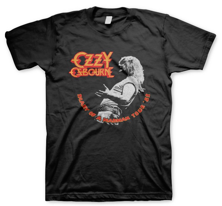 OZZY OSBOURNE cd lgo DIARY OF A MADMAN TOUR '82 Official SHIRT 3XL