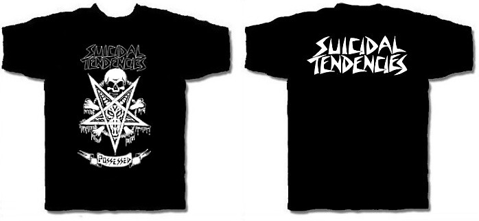 SUICIDAL TENDENCIES cd lgo Pentagram POSSESSED Official
