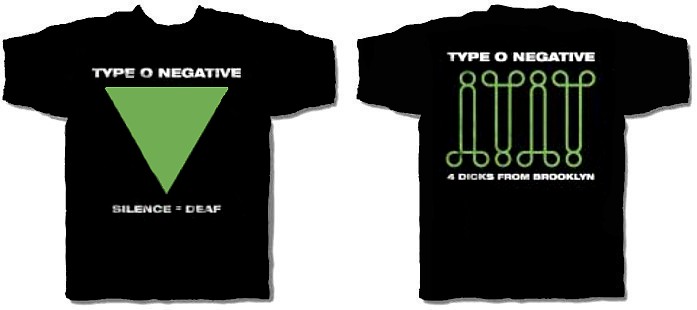 TYPE O NEGATIVE cd lgo 4 DICKS BROOKLYN SILENCE DEAF Ofcl