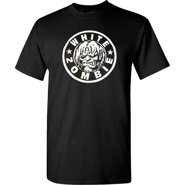 WHITE ZOMBIE cd lgo CLASSIC ZOMBIE CIRCLE LOGO Official SHIRT LRG